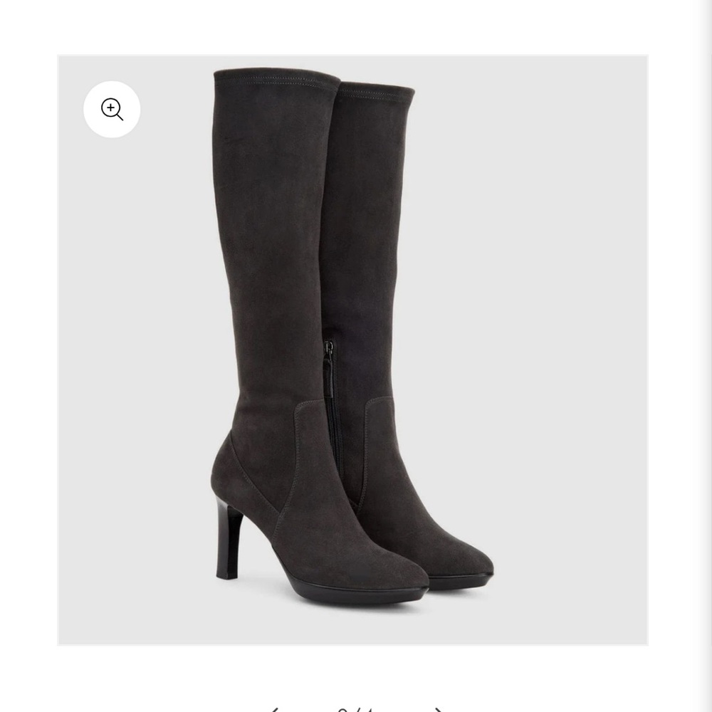 Aquatalia Rumbah Black Knee High Boots as seen on Kate Middleton